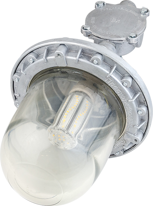 Светильник светодиодный промышленный взрывозащищенный DIORA НСП 02-200-001 (ВЗГ-200) 7/800 5K Лампочки и светодиоды #1